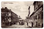 Ulica Wyższa Brama (wtedy ks. Prutka), pocztówka z 1914